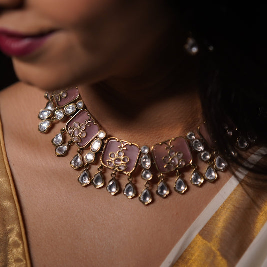 Pratha Choker Set | The Lustrous Stone Choker Collection